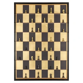 Wall art Nala black/gold