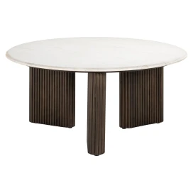 Salontafel Mayfield 90Ø (White)