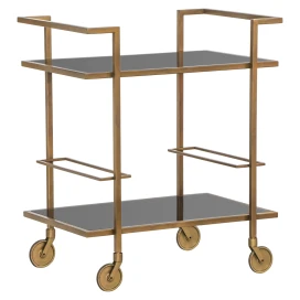 Trolley Xo brushed gold