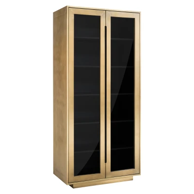 Wandkast Finsbury 2-deurs (Black/gold)