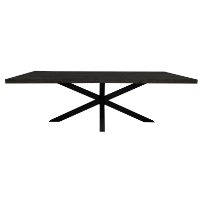 Eetkamertafel Denver Black | Rechthoek | 240 cm